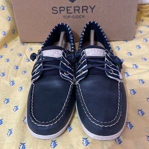SPERRY SONGFISH STRIPE NAVY 🚤⚓️🛥️Women USA ➡️ Size 9 1/2 M
